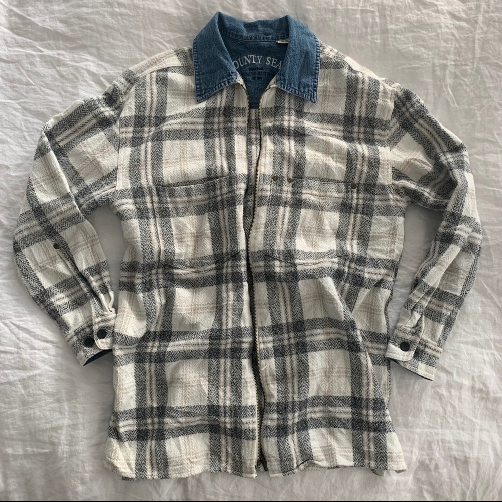 Vintage Flannel/Denim Shacket